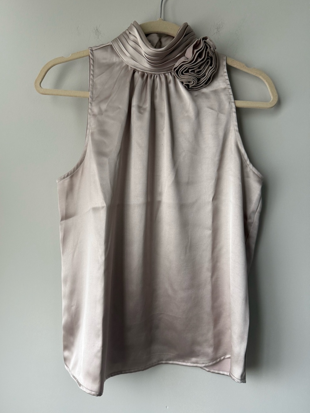 Rachel Zoe Mock Neck Halter Blouse - Size Small